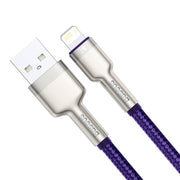 Cumpara acum Cablu USB pentru Lightning Baseus Cafule, 2,4A, 1m (violet) de la Mesterul Minune