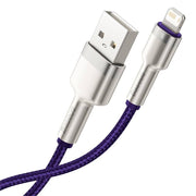 Cumpara acum Cablu USB pentru Lightning Baseus Cafule, 2,4A, 1m (violet) de la Mesterul Minune