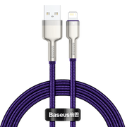 Cumpara acum Cablu USB pentru Lightning Baseus Cafule, 2,4A, 1m (violet) de la Mesterul Minune