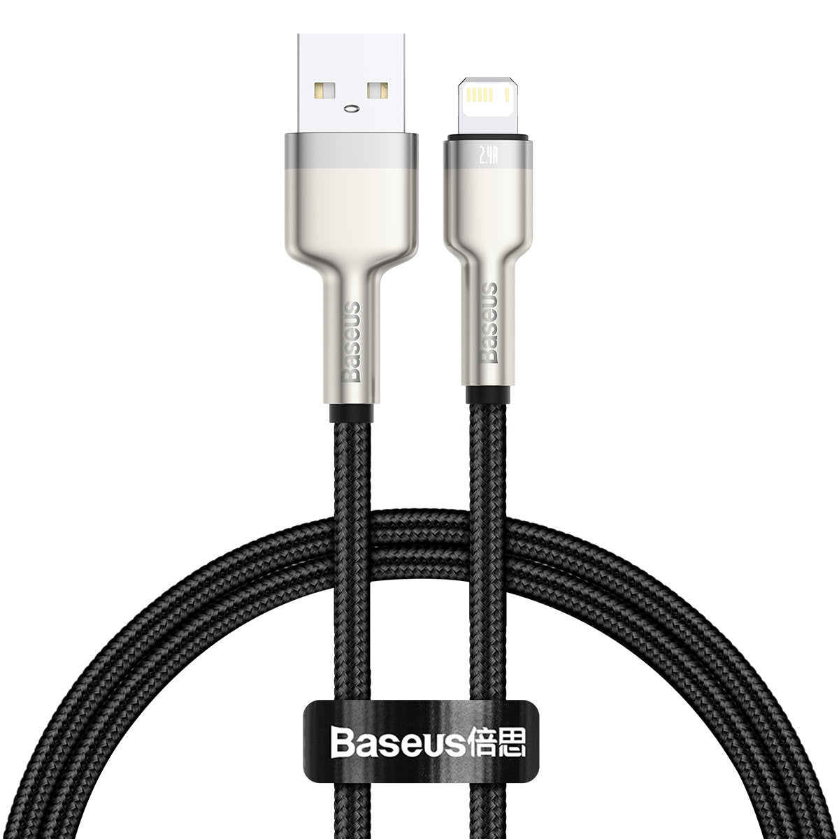 Cumpara acum Cablu USB pentru Lightning Baseus Cafule, 2,4A, 0,25m (negru) de la Mesterul Minune