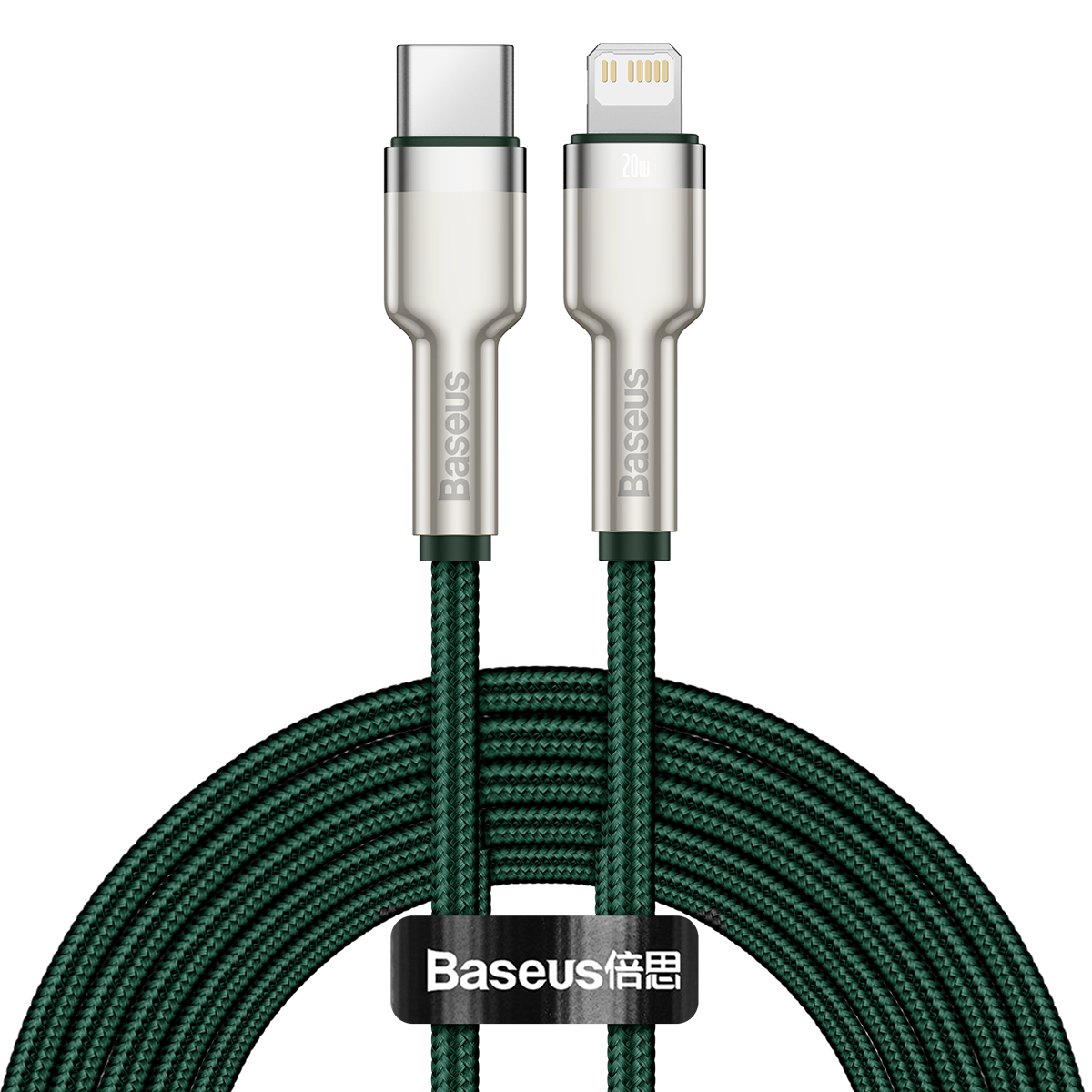 Cumpara acum Baseus Cablu USB-C pentru Lightning 2m (verde) de la Mesterul Minune