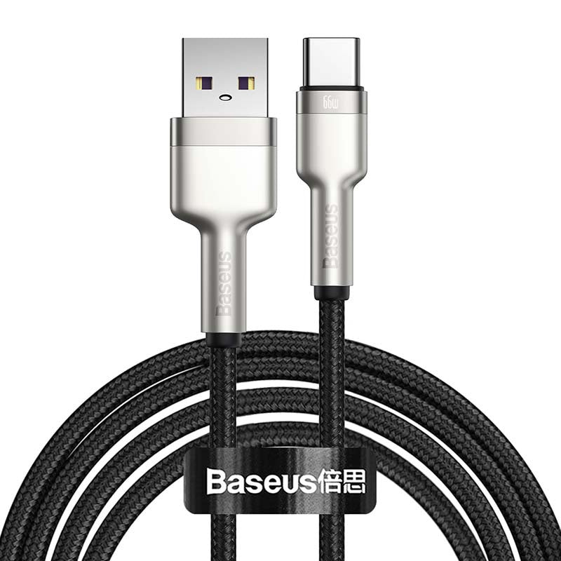 Cumpara acum Cablu USB pentru USB-C Baseus Cafule, 66W, 2m (negru) de la Mesterul Minune