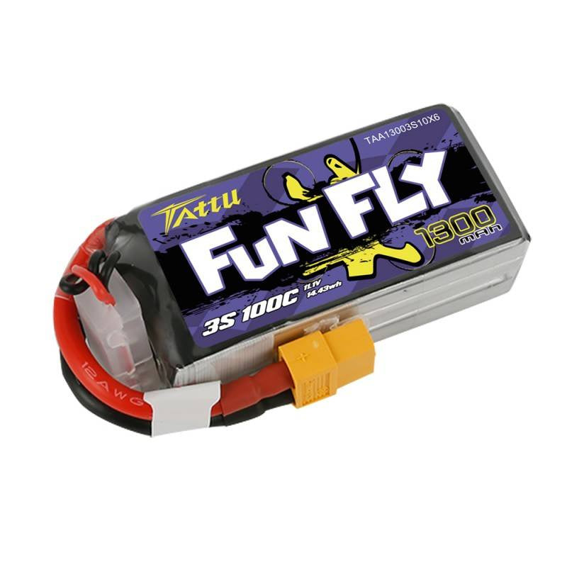 Cumpara acum Akumulator Tattu Funfly 1300mAh 11,1V 100C 3S1P de la Mesterul Minune