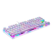 Cumpara acum Tastatura mecanică de gaming Motospeed K87S RGB (alb) de la Mesterul Minune