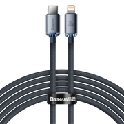 Cumpara acum Cablu USB-C To Lightning Baseus Crystal Shine, 20W, PD, 2m (Negru) de la Mesterul Minune