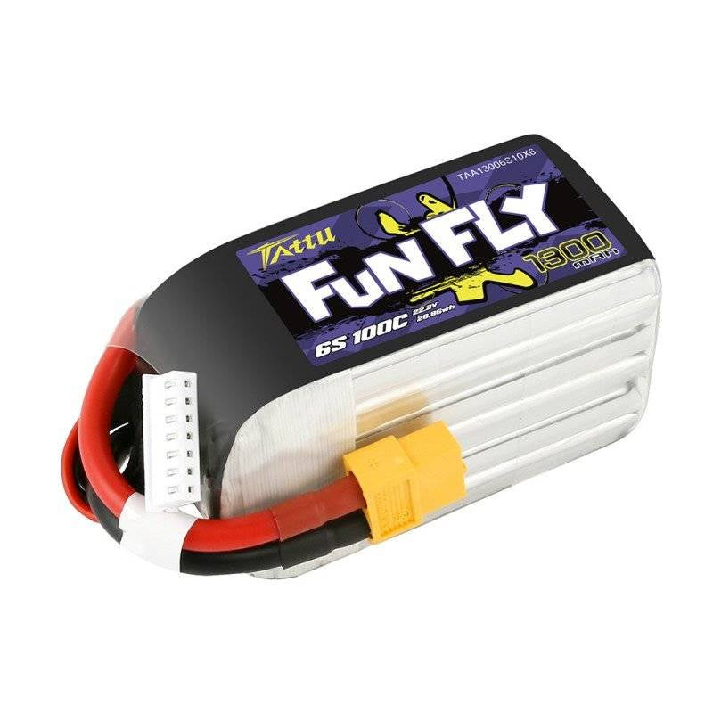Cumpara acum Akumulator Tattu Funfly 1300mAh 22.2V 100C 6S1P XT60 de la Mesterul Minune