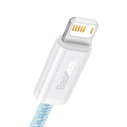 Cumpara acum Cablu USB la Lightning Baseus Dynamic, 2.4A, 1m (albastru) de la Mesterul Minune