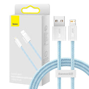 Cumpara acum Cablu USB la Lightning Baseus Dynamic, 2.4A, 1m (albastru) de la Mesterul Minune