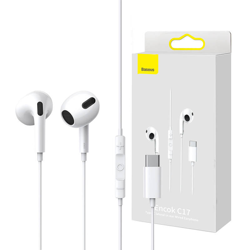 Cumpara acum Baseus Encok C17 Earphones (white) de la Mesterul Minune