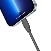 Cumpara acum Cablu USB-C do Lightning Baseus Jelly, 20W, 1,2m (czarny) de la Mesterul Minune