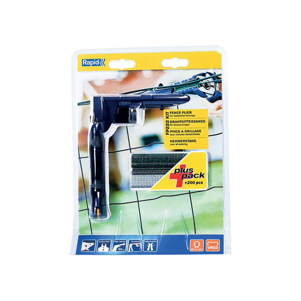 Rapid 40303112, set cleste pentru gard FP222 si 200 inele, functional cu inele VR22, 5-11mm