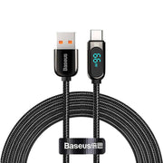 Cumpara acum Cablu de afișare USB la USB-C Baseus, 66W, 2m (negru) de la Mesterul Minune