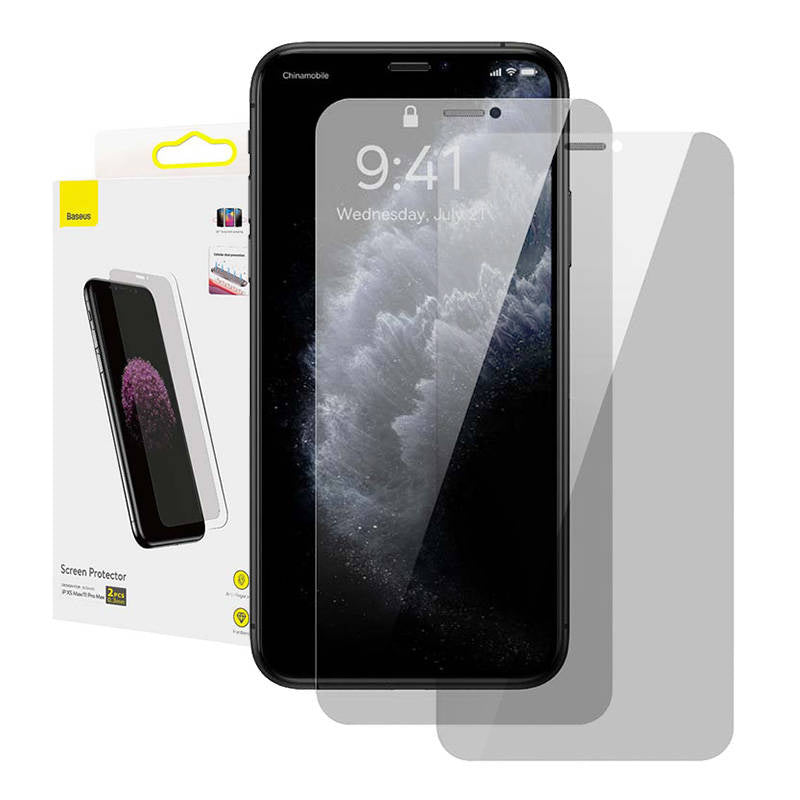 Cumpara acum Sticlă temperată Baseus cu filtru de confidențialitate de 0,3 mm pentru iPhone XS Max / 11 Pro Max (2pcs). de la Mesterul Minune