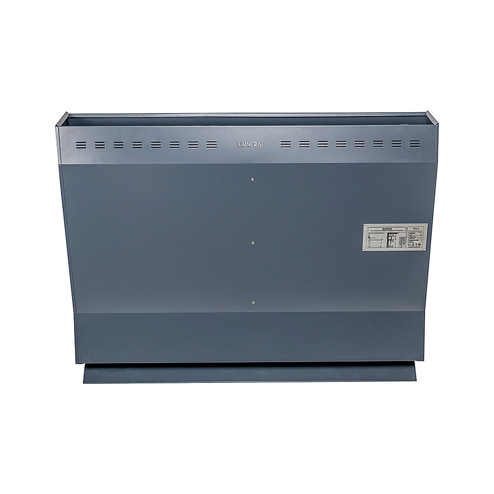 Soba sauna, incalzitor electric Waincris Pankki 9 kW (pozitionare in spatele bancilor) cu panou digital exterior WP90OCU