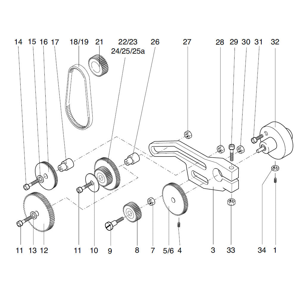 Cumpara acum Piesa de schimb, curea T 5-40, Proxxon Parts 24004.00.18 de la Mesterul Minune