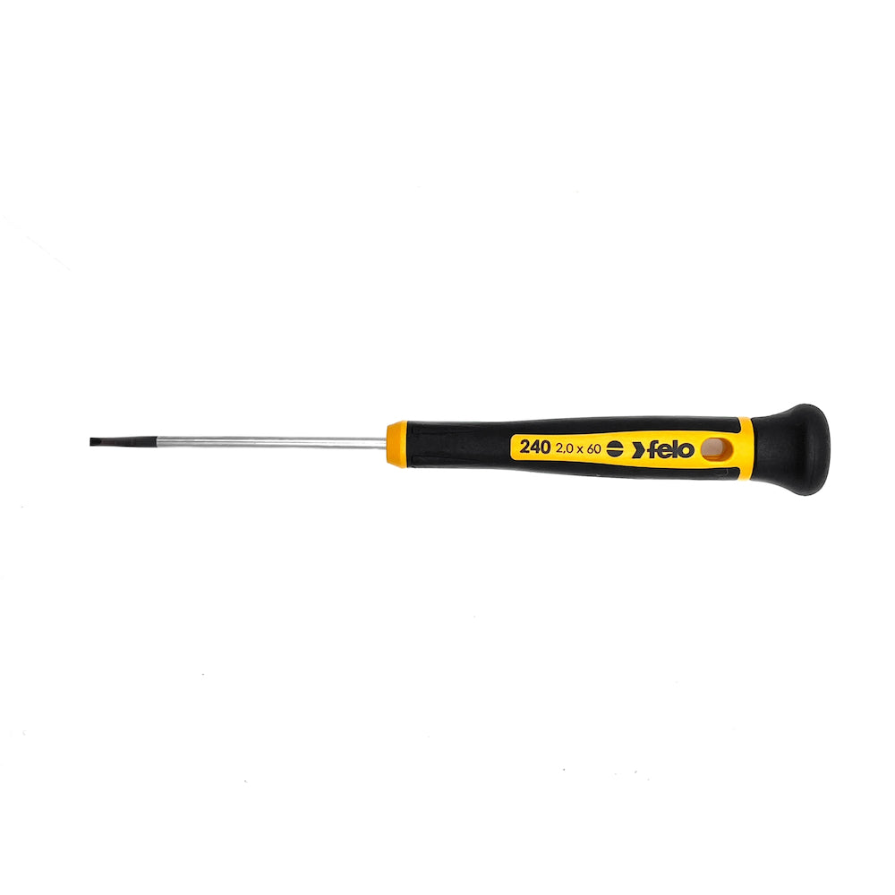 Cumpara acum Surubelnita de precizie cu varf drept 2.0x0.4x60mm, Felo 24020160 de la Mesterul Minune