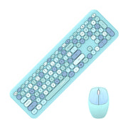 Cumpara acum Set tastatură + mouse fără fir MOFII 666 2.4G (albastru) de la Mesterul Minune