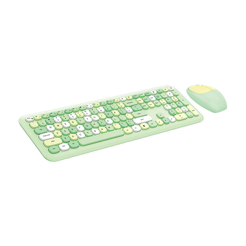 Cumpara acum Set tastatură + mouse fără fir MOFII 666 2.4G (verde) de la Mesterul Minune