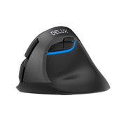Cumpara acum Mouse vertical fără fir Delux M618Mini DB BT+2.4G 2400DPI (negru) de la Mesterul Minune