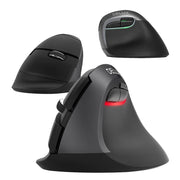 Cumpara acum Mouse vertical fără fir Delux M618Mini DB BT+2.4G 2400DPI (negru) de la Mesterul Minune