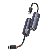 Cumpara acum Adaptor de rețea Baseus Lite Series Ethernet USB-C la RJ45 (gri) de la Mesterul Minune