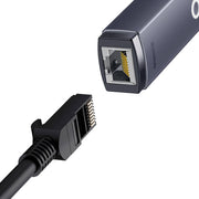 Cumpara acum Adaptor de rețea Baseus Lite Series Ethernet USB-C la RJ45 (gri) de la Mesterul Minune