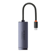Cumpara acum Adaptor de rețea Baseus Lite Series Ethernet USB-C la RJ45 (gri) de la Mesterul Minune
