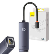 Cumpara acum Adaptor de rețea Baseus Lite Series Ethernet USB-C la RJ45 (gri) de la Mesterul Minune