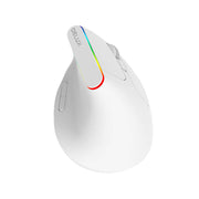Cumpara acum Mouse vertical fără fir Delux M618C 2.4G 1600DPI RGB (alb) de la Mesterul Minune