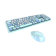 Cumpara acum MOFII Sweet 2.4G Set tastatură + mouse fără fir (albastru) de la Mesterul Minune