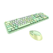 Cumpara acum Set tastatură + mouse fără fir MOFII Sweet 2.4G (verde) de la Mesterul Minune