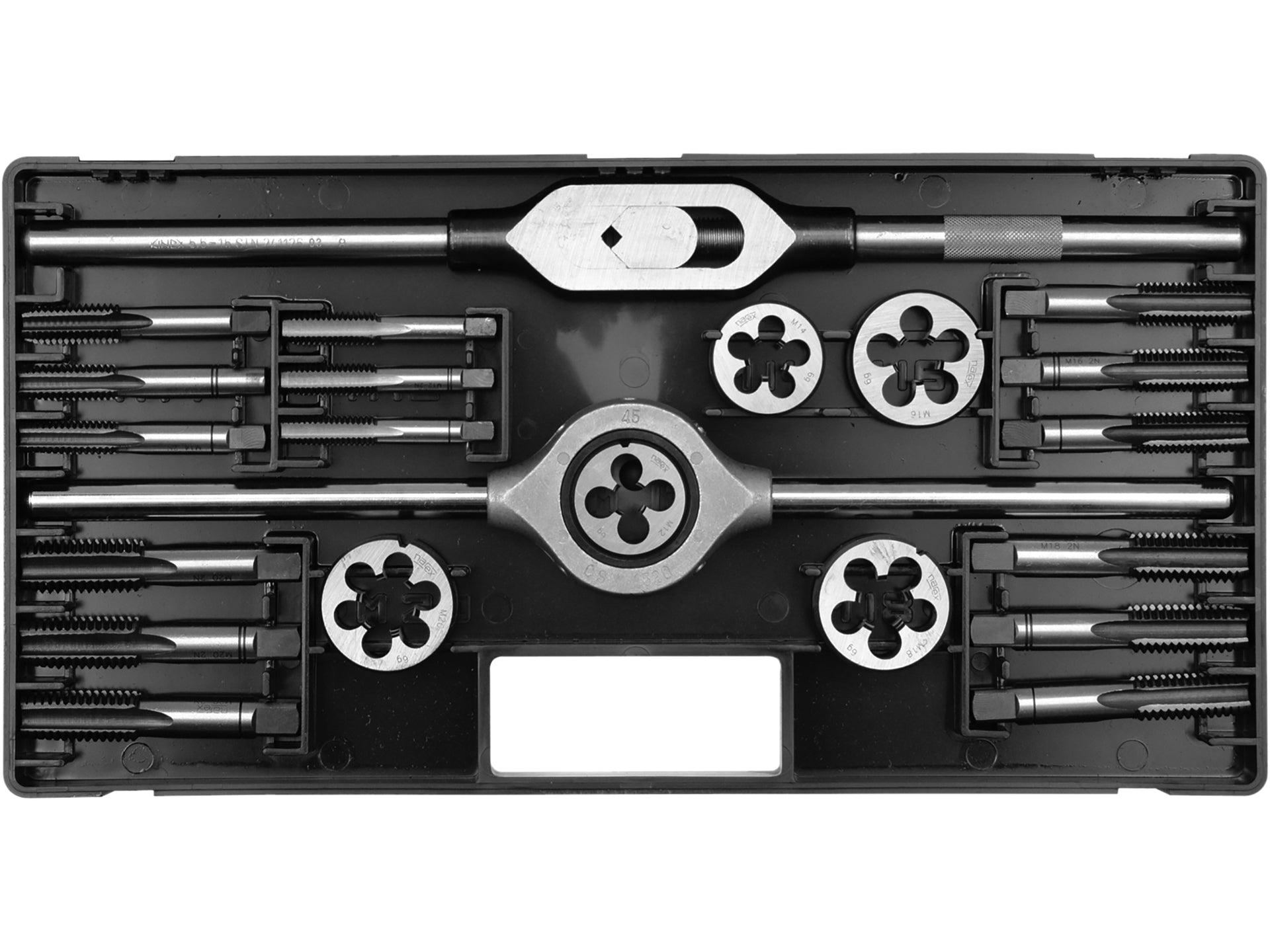 TRUSA FILIERE SI TAROZI  M 12 -  M 20, 22 PIESE CZTOOL 24910