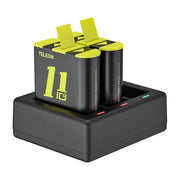 Cumpara acum Telesin încărcător cu trei canale + 2 baterii pentru GoPro Hero 9 / 10 / 11 / 12 (GP-BTR-903-B) de la Mesterul Minune