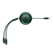 Cumpara acum Cablu USB 3-in-1 Baseus Bright Mirror 2, micro USB / Lightning / USB-C, plat, 3.5A, 1.1m (verde) de la Mesterul Minune
