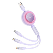 Cumpara acum Cablu USB 3-în-1 Baseus Bright Mirror 2 - micro-USB/ USB-C/ Lightning 66W / 2A 1.1m (Mov) de la Mesterul Minune