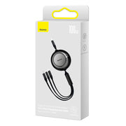 Cumpara acum Cablu USB 3-în-1 Baseus Bright Mirror 4 - micro-USB/ USB-C/ Lightning 100W / 3.5A 1.1m (Negru) de la Mesterul Minune
