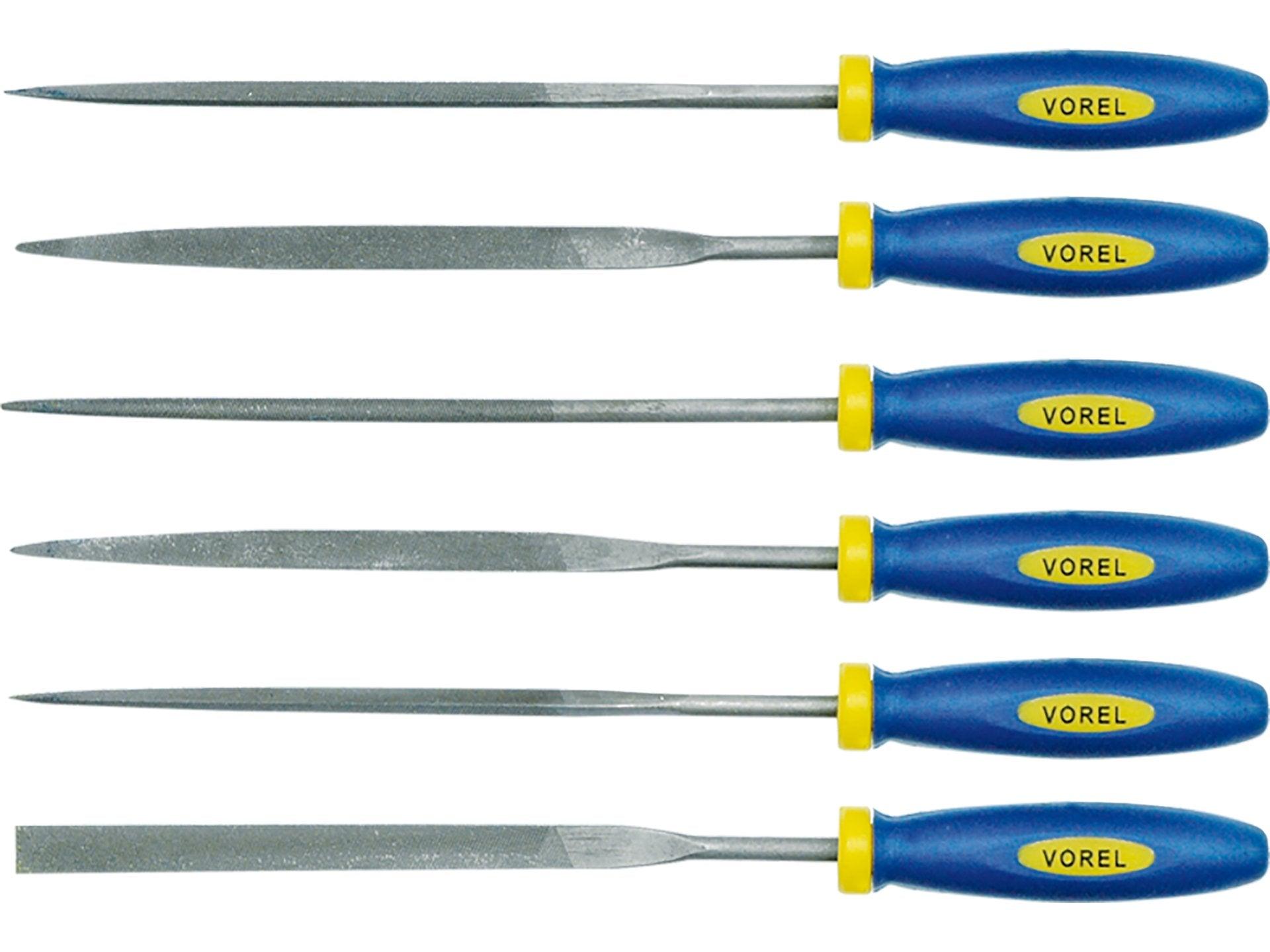 SET 6 PILE PENTRU METAL 140MM VOREL 25351