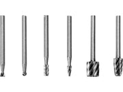 SET 6 FREZE PENTRU ALUMINIU ȘI METAL, AX 3.2MM STHOR 25405
