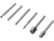 SET 6 FREZE PENTRU ALUMINIU ȘI METAL, AX 3.2MM STHOR 25405