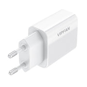 Cumpara acum Vipfan E01 încărcător de rețea, 1x USB, 2.4A + cablu Lightning (alb) de la Mesterul Minune