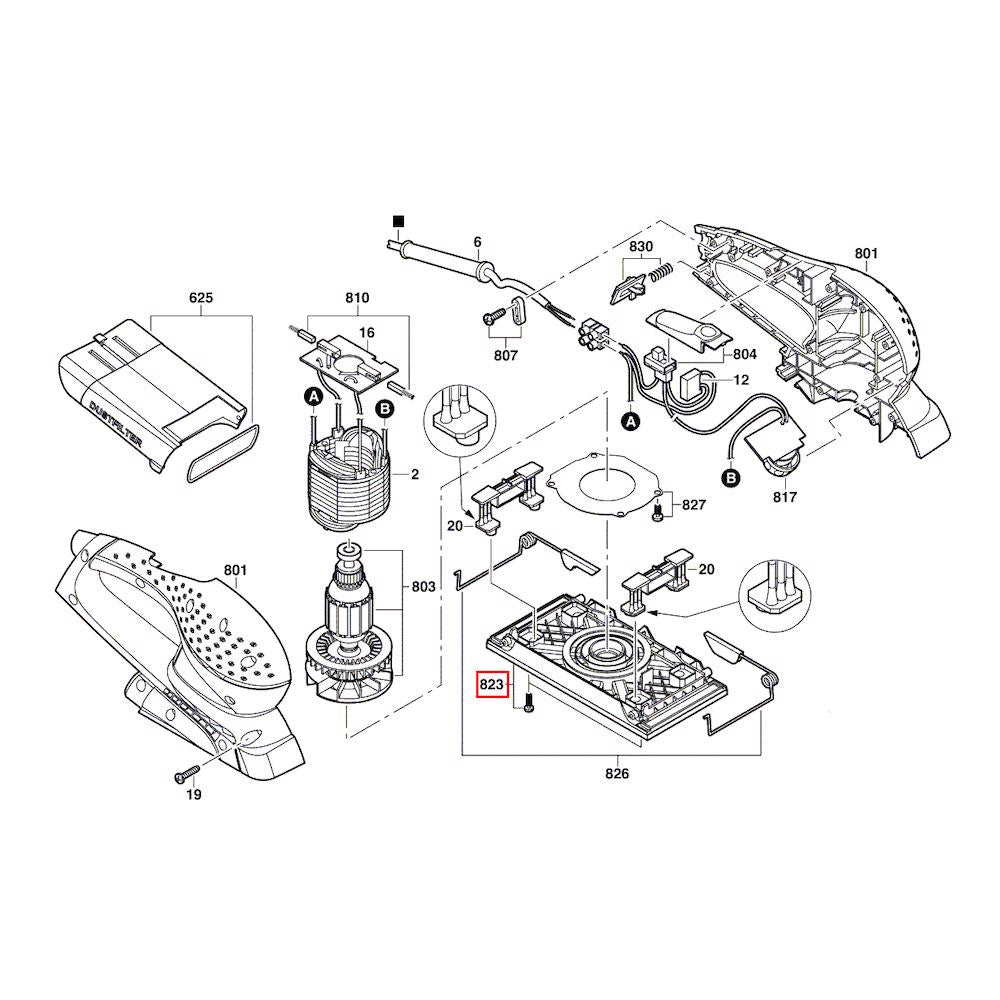 Cumpara acum Placa de baza pentru slefuitorul cu vibratii SKIL 7361, Skil Spare de la Mesterul Minune