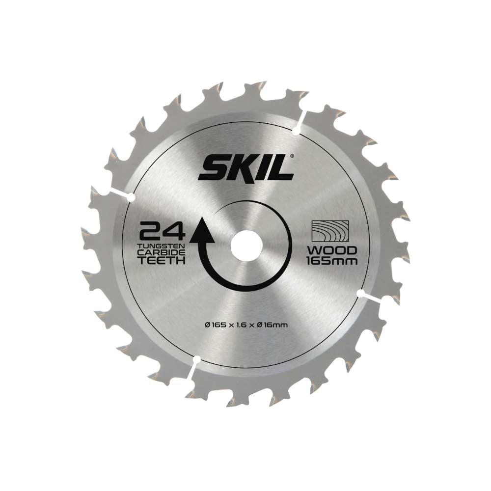 Cumpara acum Panza pentru fierastrau SKIL placata cu aliaj dur, Ø165 mm, 24 dinti de la Mesterul Minune