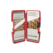 SKIL 2610S00918 set 21 burghie HSS, varf de 135°, pentru gaurire in otel, lemn si plastic