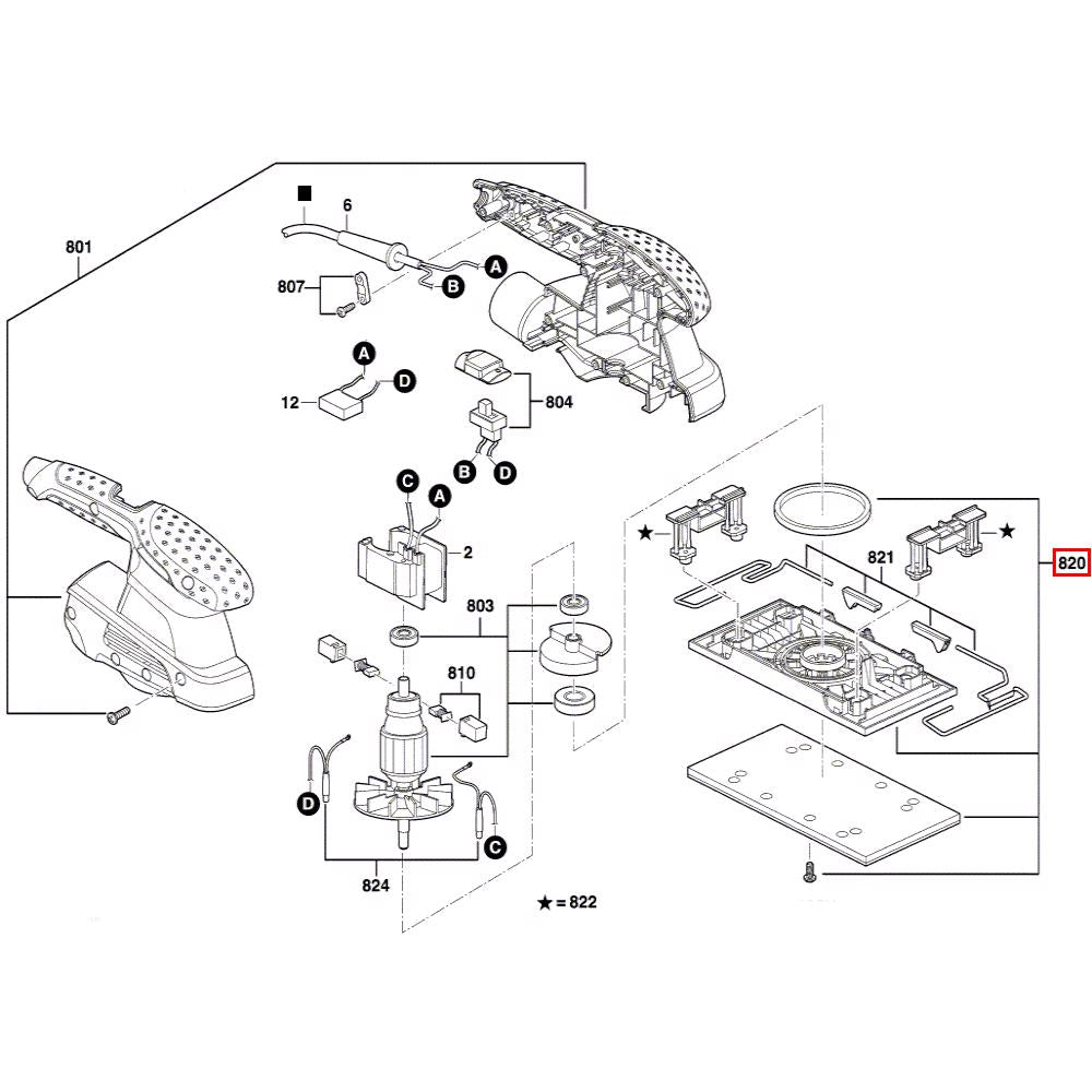 Cumpara acum Kit placa de baza pentru slefuitorul cu vibratii 7338, Skil Spare de la Mesterul Minune