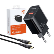 Cumpara acum Mcdodo CH-0922 Încărcător de rețea USB + USB-C, 33W + cablu USB-C (negru) de la Mesterul Minune