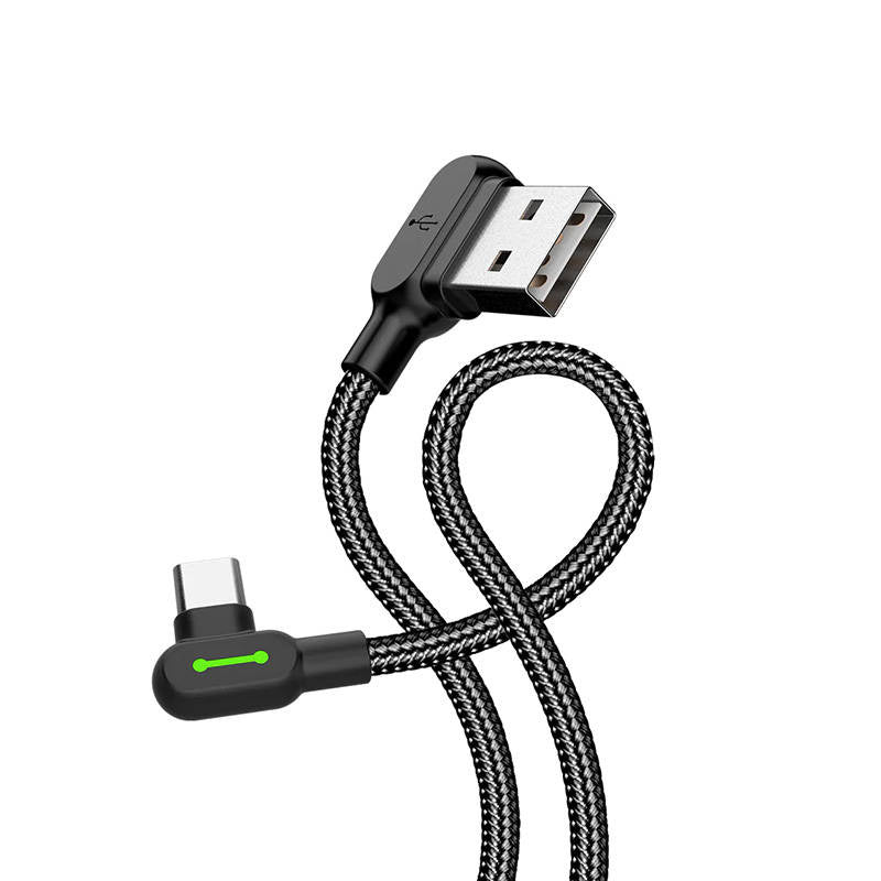 Cumpara acum Cablu unghiular USB la USB-C Mcdodo CA-5280 LED, 0.5m (negru) de la Mesterul Minune