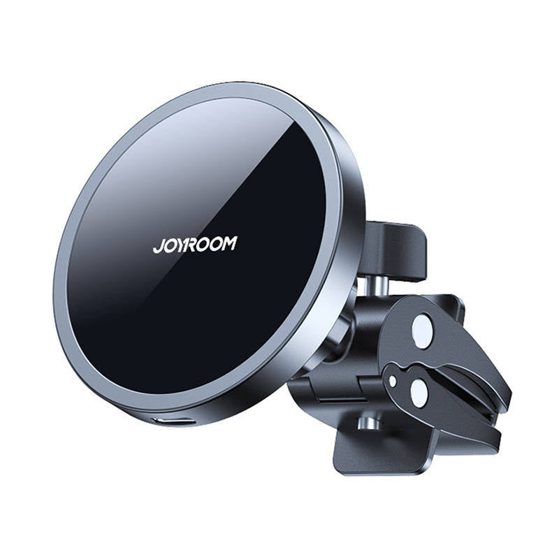 Cumpara acum Suport telefon pentru grila auto de ventilație Joyroom JR-ZS240 cu încărcător inductiv Qi (negru) de la Mesterul Minune
