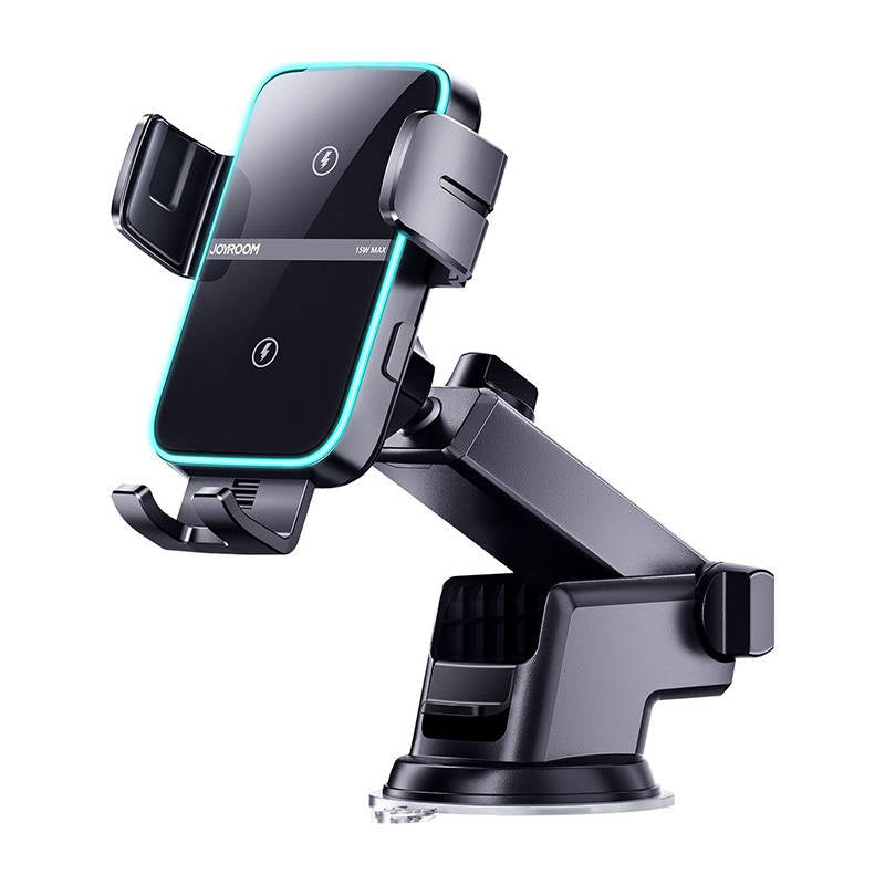 Cumpara acum Suport telefon pentru tabloul de bord auto Joyroom JR-ZS246 cu încărcător inductiv Qi (negru) de la Mesterul Minune