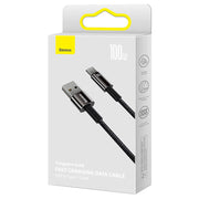 Cumpara acum Cablu Baseus Tungsten Gold USB to USB-C, 100W, 1m (negru) de la Mesterul Minune