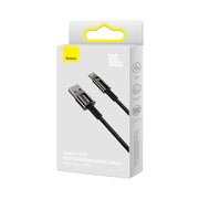 Cumpara acum Cablu Baseus Tungsten Gold USB la USB-C, 100W, 2m (negru) de la Mesterul Minune